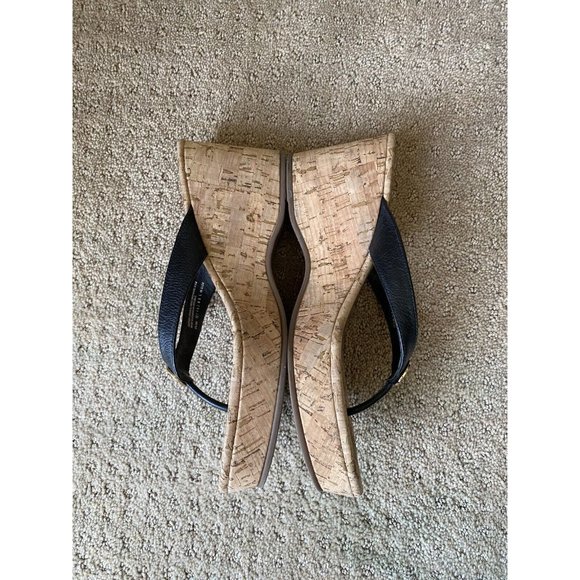 Tory Burch Suzy Cork Wedge Platform Sandals Size 9.5 - Picture 4 of 12